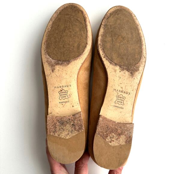 Margaux Classic Camel Suede Loafers - Picture 9 of 10